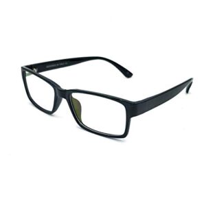GO EYEWEAR Blueray Block Uv Protected Unisex Computer Glasses (W6131| Black)