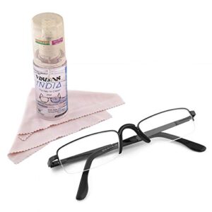 Unisex Rectangle Half Rim Power Reading Glasses