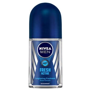 NIVEA MEN Deodorant Roll-on, Fresh Active Original, 50ml