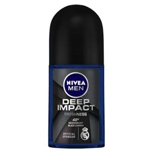 NIVEA MEN Deodorant Roll On, Deep Impact Freshness, 50ml
