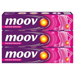 Moov Fast Pain Relief Cream – 50g (Pack of 3)